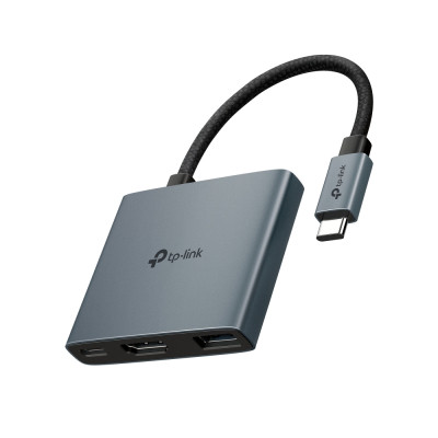 Концентратор TP-Link USB-C 3-in-1 1xUSB 3.0 + 1xUSB-C PD 100W + 1xHDMI (UH3020C) Вінниця - фото 1