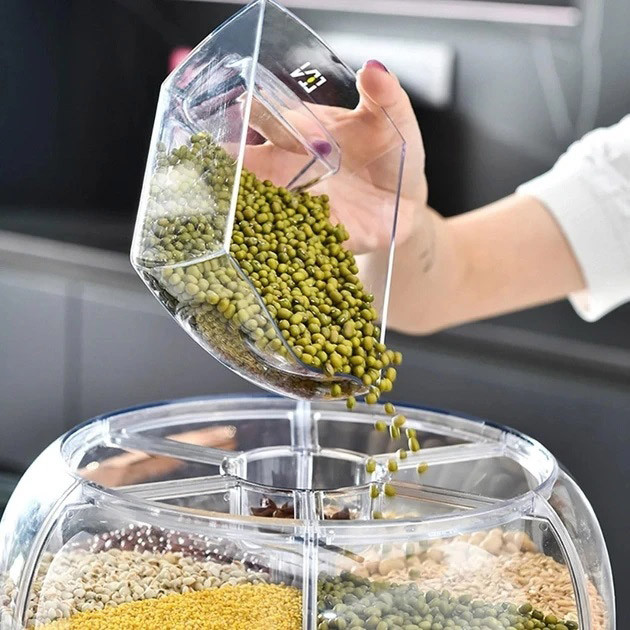 Баночки для специй специй спецовница, Подставка карусель набор для специй Банка GF-23 Львов - изображение 2