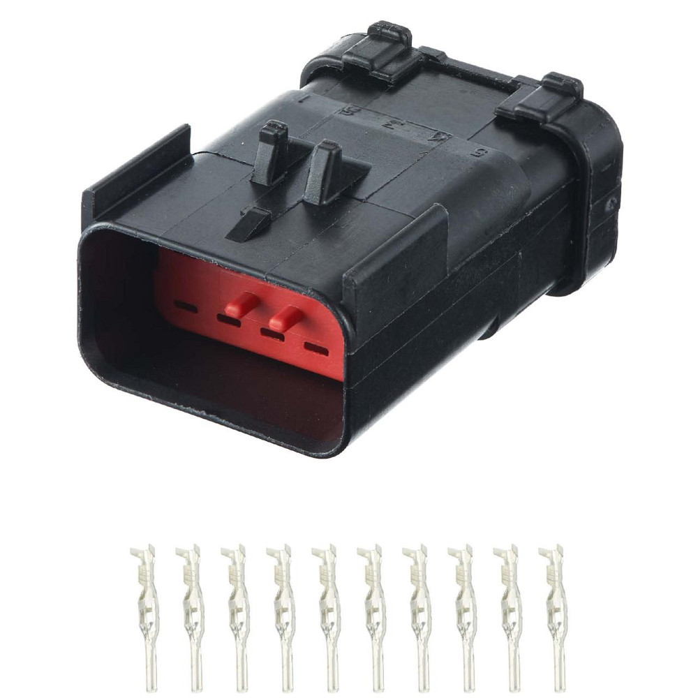 Роз'єм конектор 10-кон., 54201016, APTIV (Delphi) Америка універс., Моторний відсік, Ford Київ - фото 1