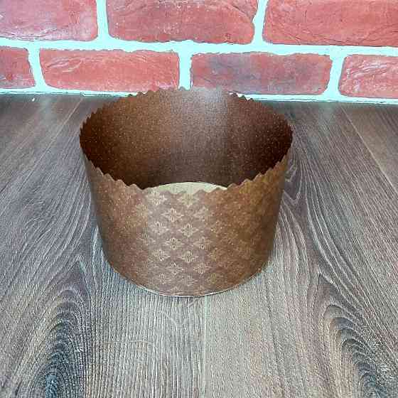 Форма для пасок 1 кг d178×h110 мм Серія Італія паперова, 50 шт, для випікання Великодня Харків