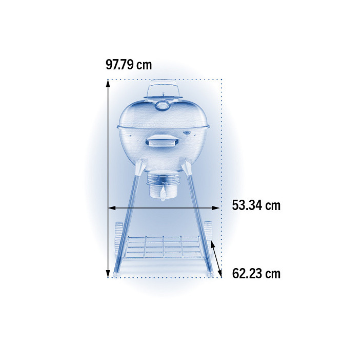 Вугільний гриль 47 см Napoleon Premium Kettle, NK18K-LEG-3 Код: 012115 Рівне - фото 8