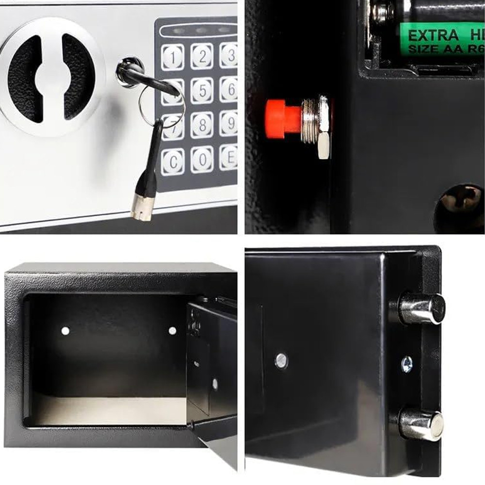 Сейф меблів з електронним кодом та ключем 31x20x20 см,Malatec SBR Київ - фото 4