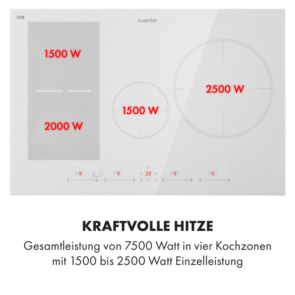 Delicatessa 77 Гибридная индукционная встраиваемая варочная панель 4 зоны 7000 Вт 4 (2 прямоугольных Ровно - изображение 4