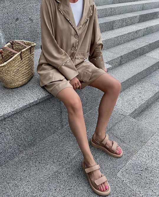 RONE Босоніжки жіночі RONE R-16 капучіно (літо, шкіра натуральна) (5149) 39 Коломия - фото 1