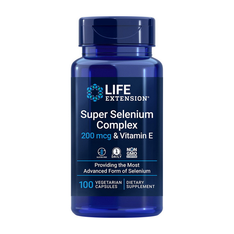 Super Selenium Complex 200 mcg &amp; Vitamin E (100 veg caps) Луцьк - фото 1
