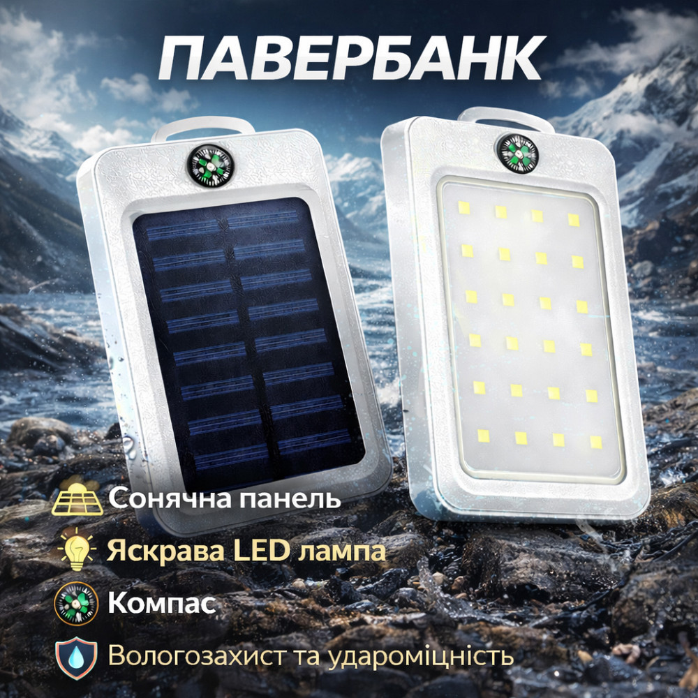 Аккамулятор для мобильного телефона, Повербанк для офиса, Повербанк с портом Type-C BZ-47 Львов - изображение 7