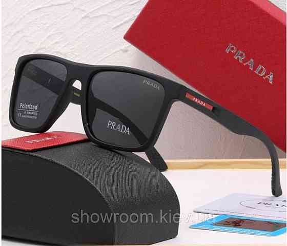 Сонцезахисні окуляри Pr чоловічі з поляризацією (69053) чорні Київ