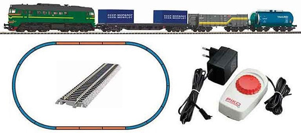 Стартовый набор Piko 97940 Железные дороги Грузовой поезд SZD M62. Киев - изображение 1