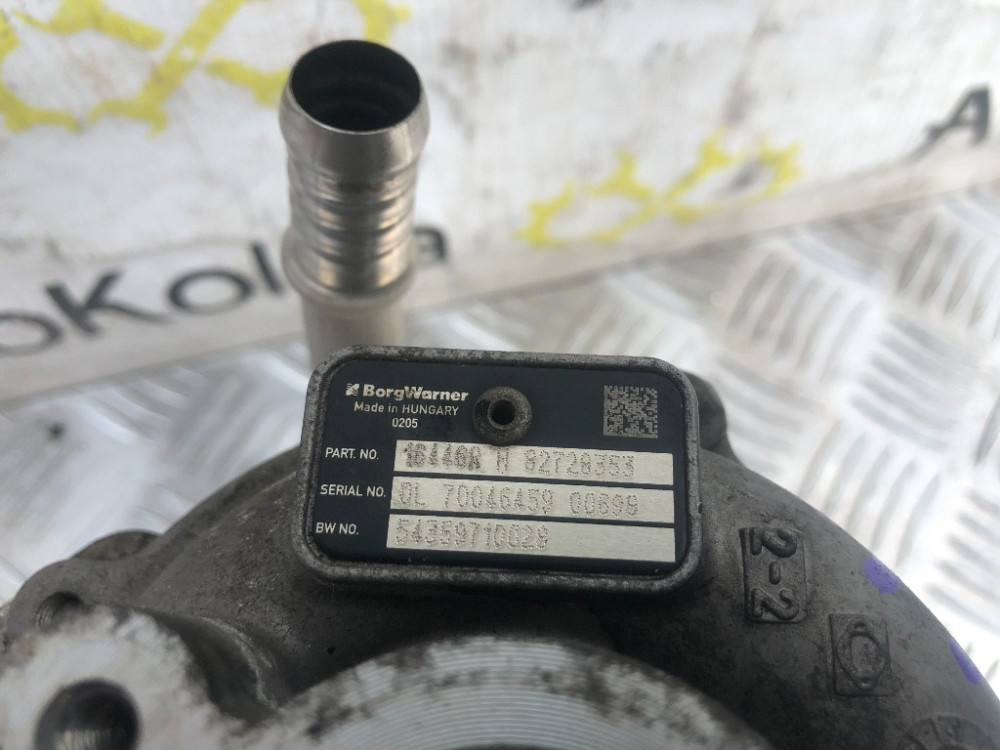 Турбіна Renault Kangoo 1.5 dci 2013-2016 (54359710028) Euro 5 Ковель - фото 3