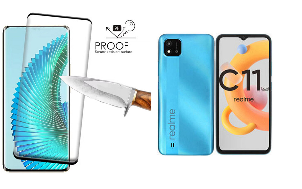 Захисне скло HyperGlass Pro для realme C11 2021 – максимальна чутливість та захист Київ - фото 1