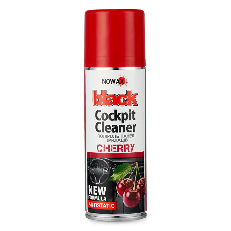 Полироль для панели приборов Nowax Cockpit Cleaner Spray Вишня, 200мл Львов - изображение 1