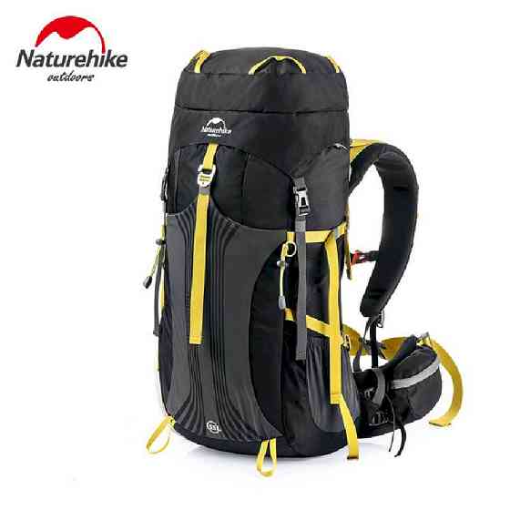 Рюкзак туристичний Naturehike NH16Y020-Q, 55 л, чорний Київ