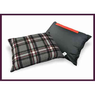 Плед Home Line 4 в 1 клітинка червона 140х190см (143567) Вінниця