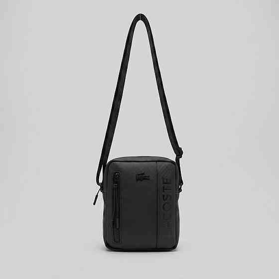 Чоловіча барсетка, сумка Lacoste, Лакоста (82410) чорна Київ