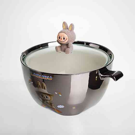 Дитяча бульонниця Labubu з кришкою і ручками 800 мл Київ