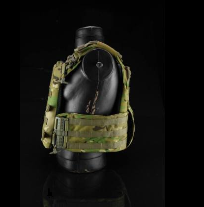 Тактическая плитоноска жилет с быстрым сбросом Cordura 1000D (без плит) Мультикам Винница