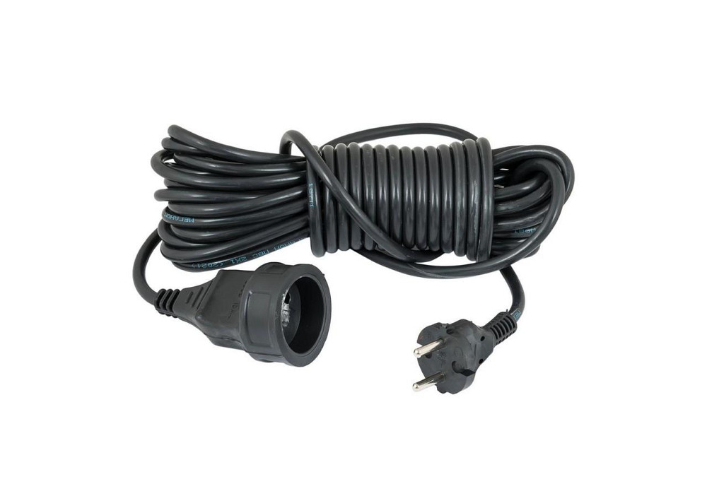 Подовжувач одномісний ПВС 2*1.5 10м (чорний або помаранчевий) Харків - фото 1