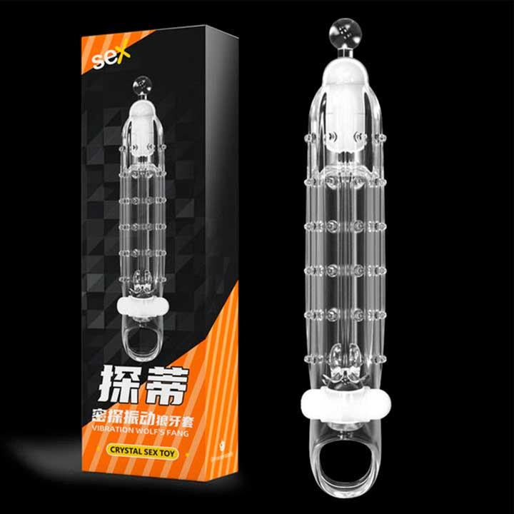 Насадка с вибрацией для увеличения пениса Crystal Skin Penishulle Vibro Винница - изображение 1