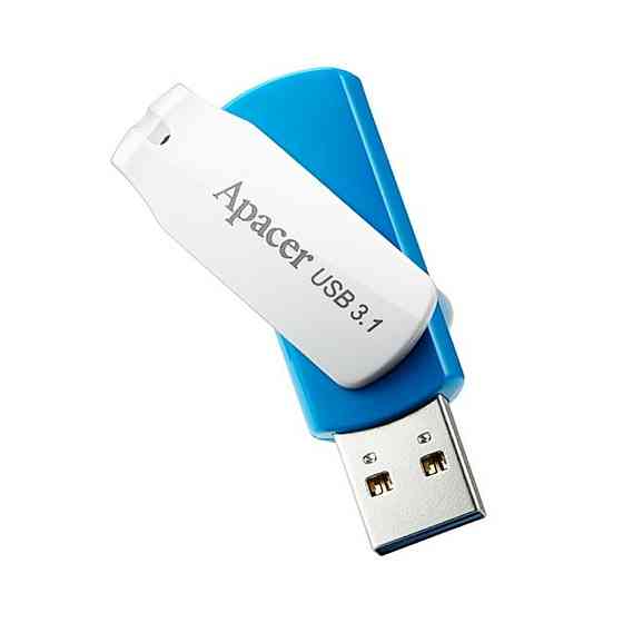 Flash Apacer USB 3.2 Gen1 AH357 128GB Blue (AP128GAH357U-1) Київ