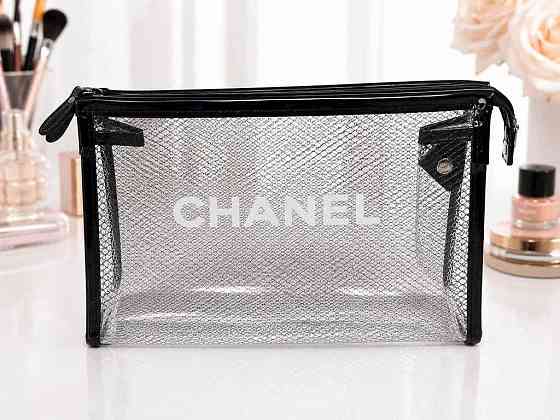 Косметичка прозрачный Chanl силикон 211088 ТМ ESTET Киев