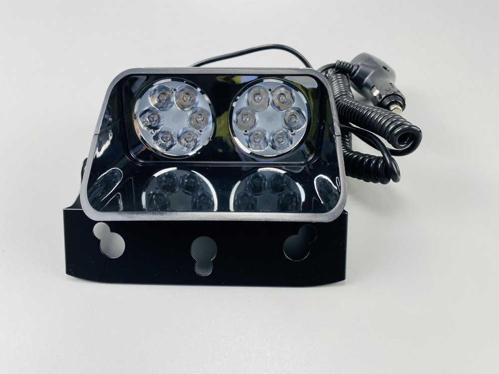 Маячок проблисковий S12-A стробоскоп 9-80V 10 led діодів синій+червоний спалах автомобільна мигалка Мукачево - фото 5