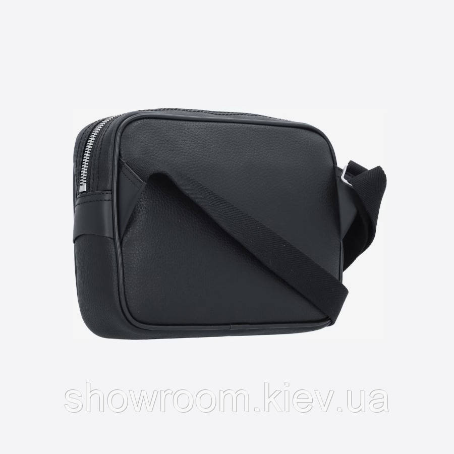 Мужская небольшая сумка через плечо Lacoste (4561) черная Киев - изображение 3