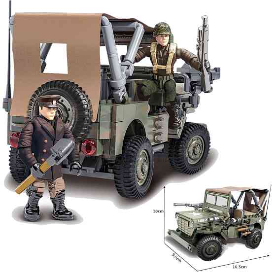 Дитячий конструктор Військові баталії IBLOCK PL-921-356, 475 деталей, 2 фігурки у комплекті, в коробці Вінниця