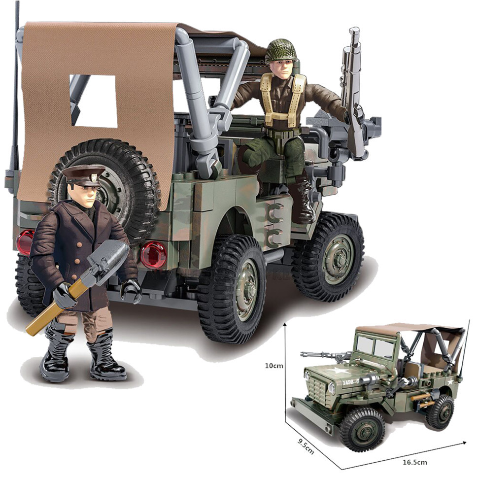 Дитячий конструктор Військові баталії IBLOCK PL-921-356, 475 деталей, 2 фігурки у комплекті, в коробці Вінниця - фото 4