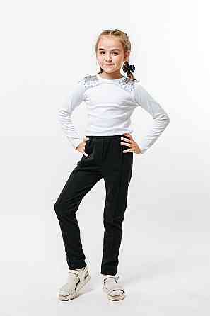 Штани для дівчаток, колір чорний топ Юрма Одяг Київ