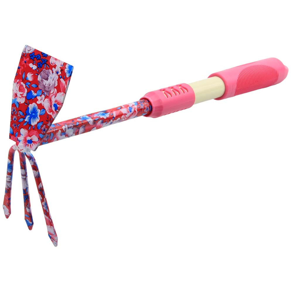 Мотыга комбинированная плоская + 3-х зубая (pink) (TPR) FLORA (5043184) Киев - изображение 7