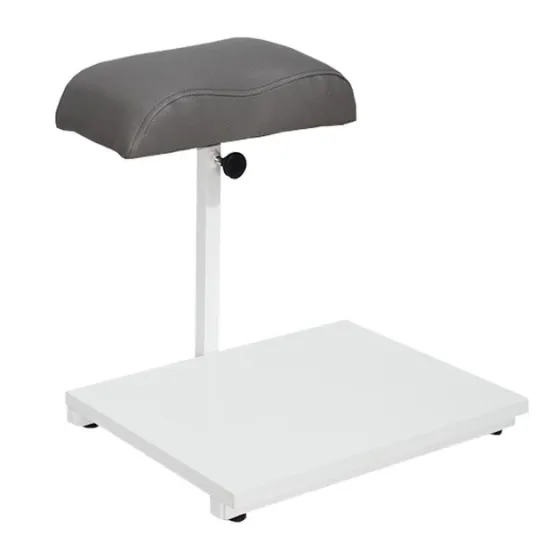 Педикюрная подставка с белой полочкой, белый металл Киев