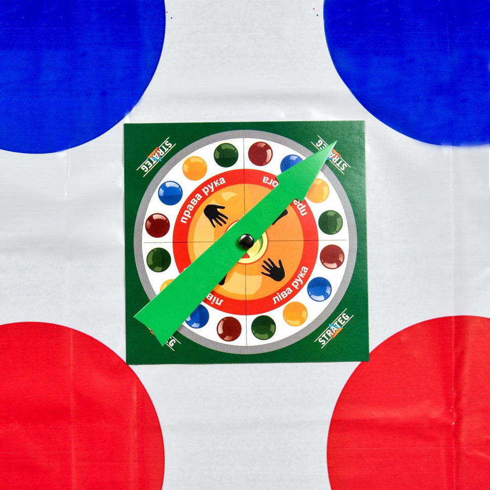 Розважальна гра "Твістер" 30801ST, ігрове поле, рулетка, правила Вінниця - фото 5