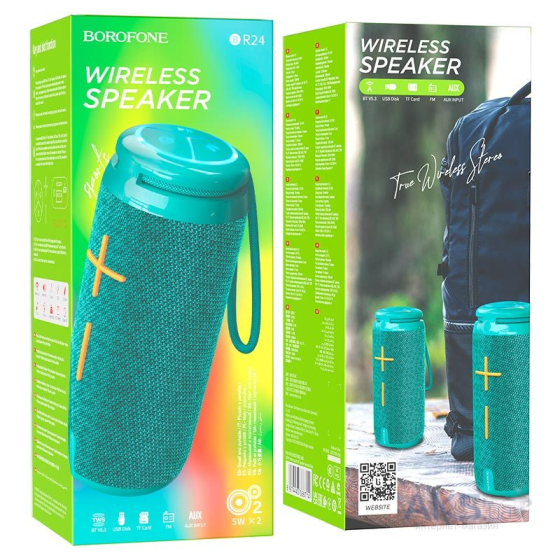 Беспроводная Bluetooth колонка Borofone BR24 Бирюзовый Киев