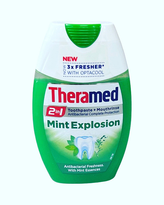 Зубная паста с дозатором TheraMed Mint Explosion, 75 мл Виноградов - изображение 3