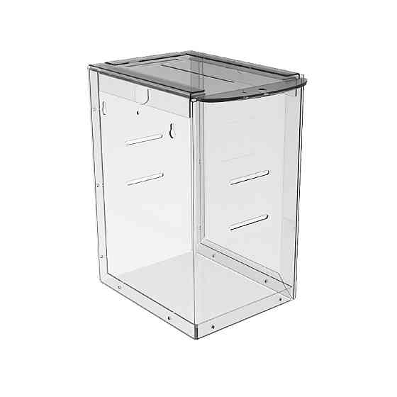 Ящик для пожертвований EKOSTAR с замком 120х152х212 с прорезями и карманом А5 Киев