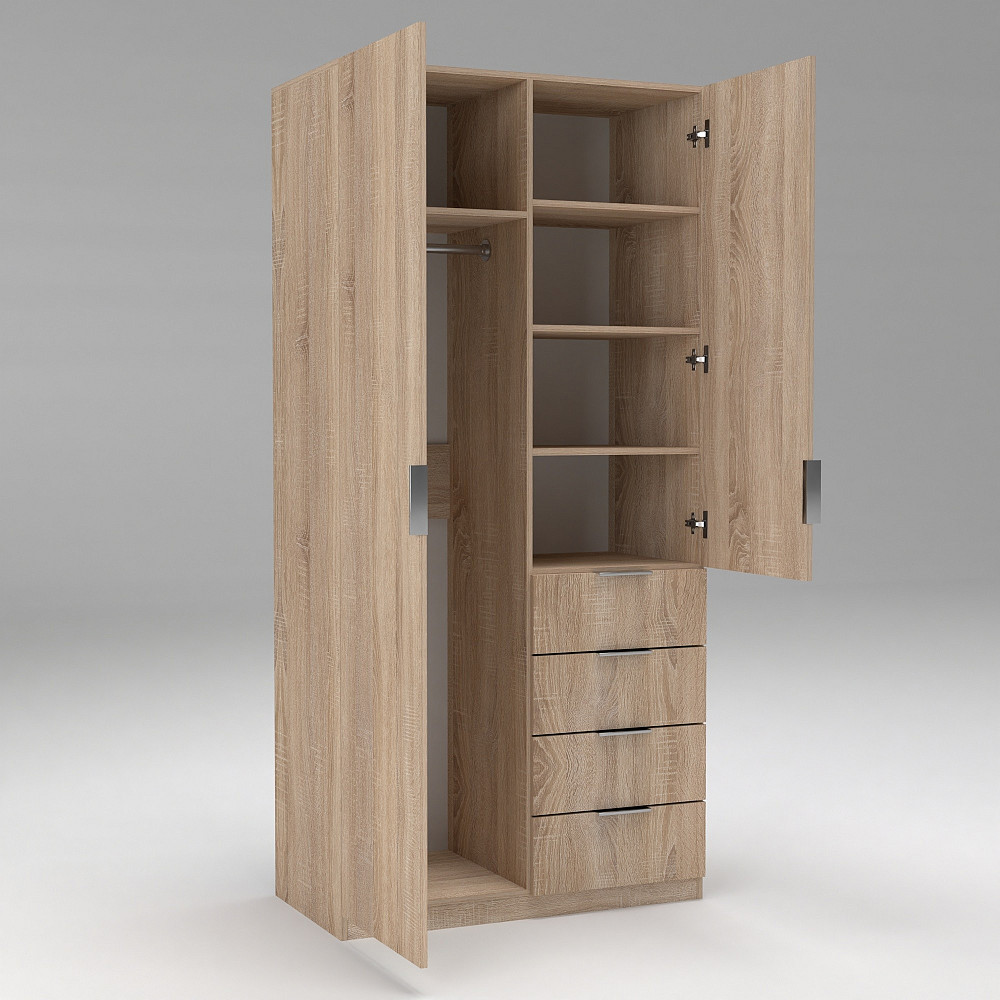 Шафа Крістал 1, Дуб Сонома, 1000х520х2100 Львів - фото 5