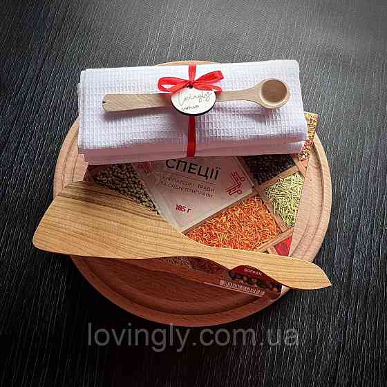 Подарунковий набір для чоловіка "Майстер грилю" з набором спецій. Ірпінь