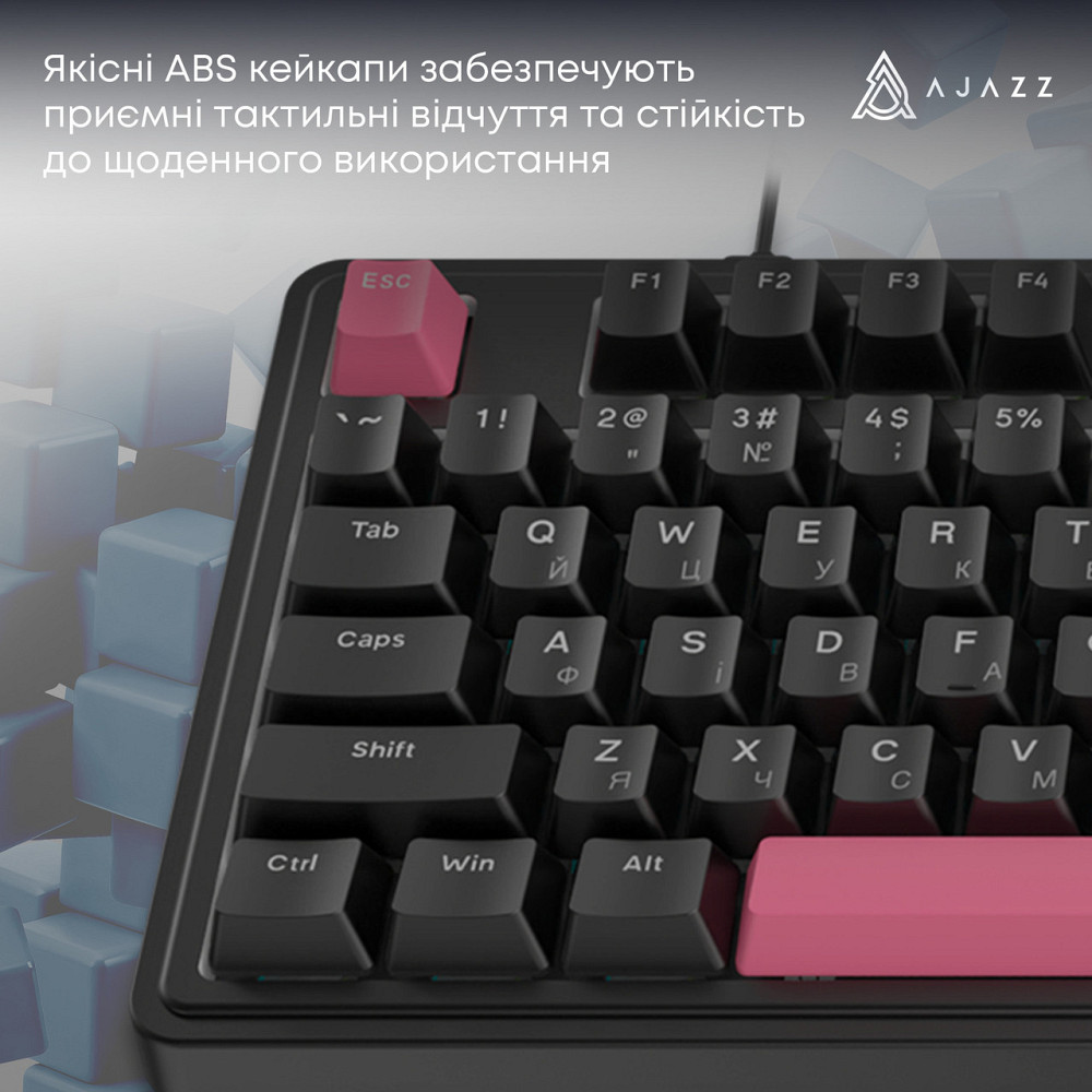 Клавіатура Ajazz AK980 Red Switch Black USB-C (AK980-R-BR) ( 24881 ) Харків - фото 9