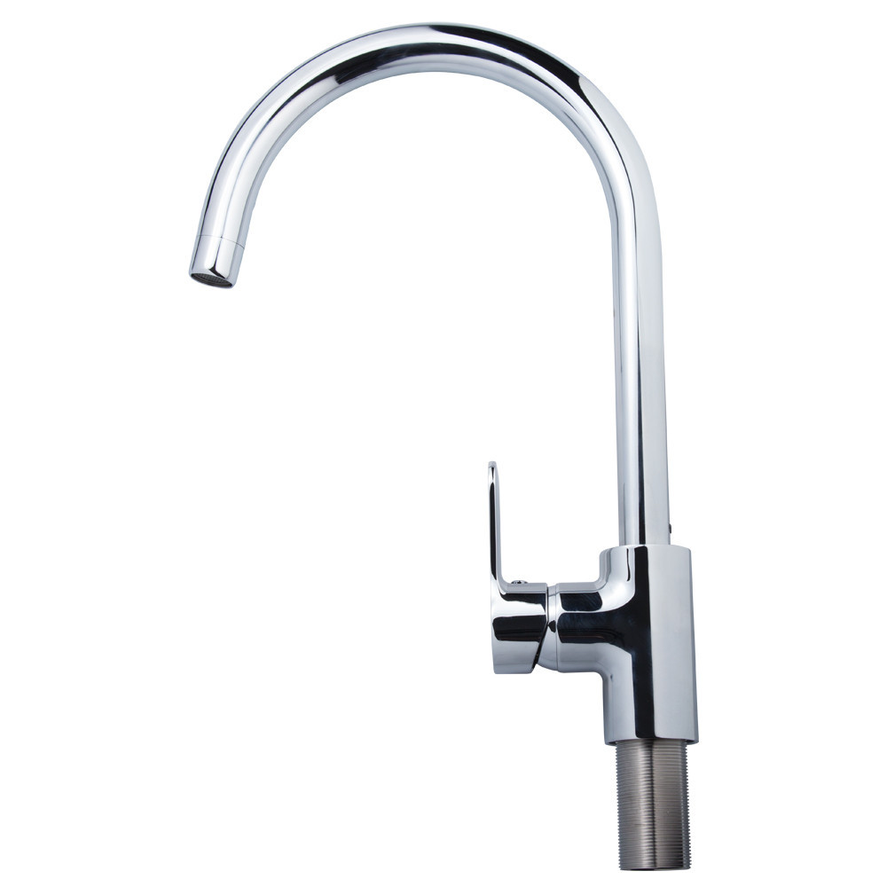 Змішувач RIVA Ø35 для кухні J-злив на гайці CORSO DE-4B139C (9629100) Київ - фото 3