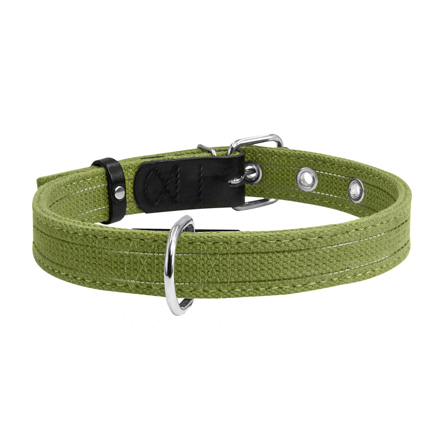 Нашийник для собак бавовняна тасьма CoLLaR Брезент подвійний (ширина 20мм, довжина 31-41см) Коломыя - изображение 2