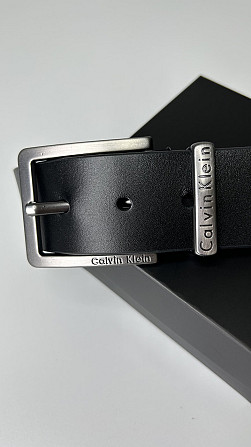 Мужской ремень Calvin Klein, брендовый классический ремень, качественный пояс из натуральной кожиMasterSem Киев - изображение 6