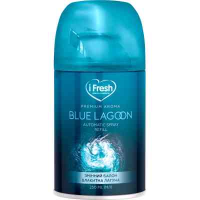 Освіжувач повітря iFresh Premium Aroma Blue Lagoon Змінний балон 250 мл (4820268100122) Вінниця