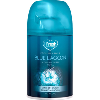 Освіжувач повітря iFresh Premium Aroma Blue Lagoon Змінний балон 250 мл (4820268100122) Вінниця - фото 1