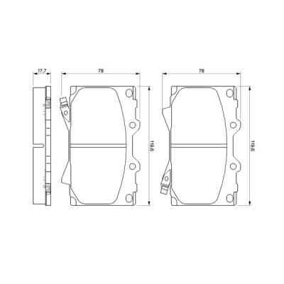 Тормозные колодки Bosch 0 986 424 640 Винница