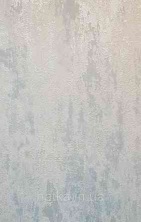 Обои виниловые на флизелине AS creation Remix 1.06х10 под штукатурку светло бирюзовые с жемчужным 37981-2 Киев