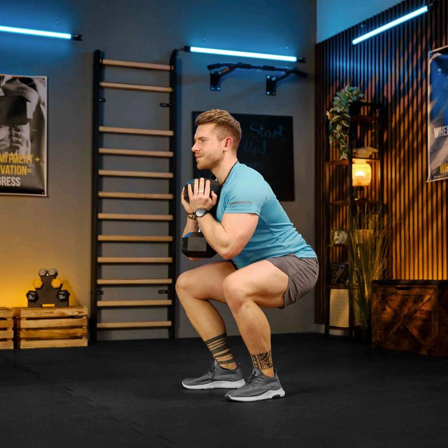 Гантеля шестигранна прогумована TX-125RD Trex Sport 12,5кг Киев - изображение 8