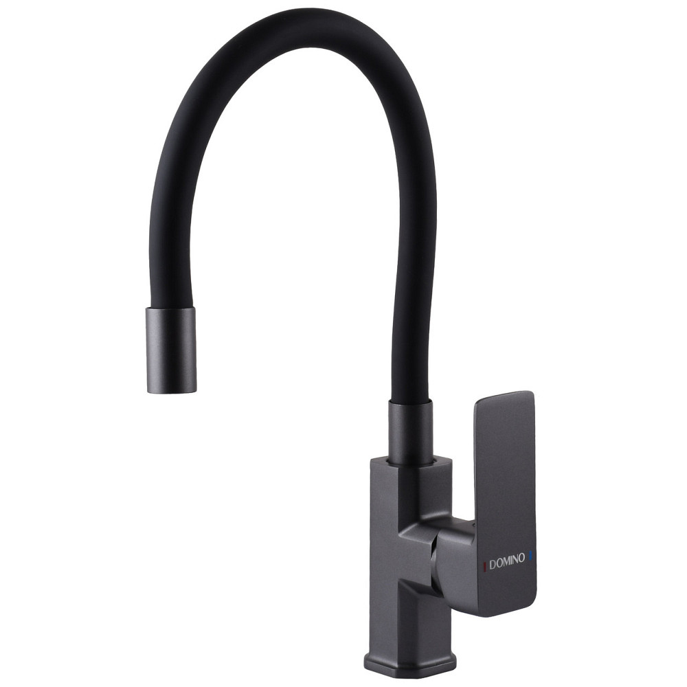Змішувач для кухні DOMINO MALIBU DMM-203 LR-GP-BLACK (000026600) Київ - фото 5