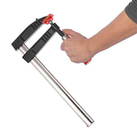 Струбцина тип "F", 300×120 мм, DIN5117 INTERTOOL HT-6004 Київ