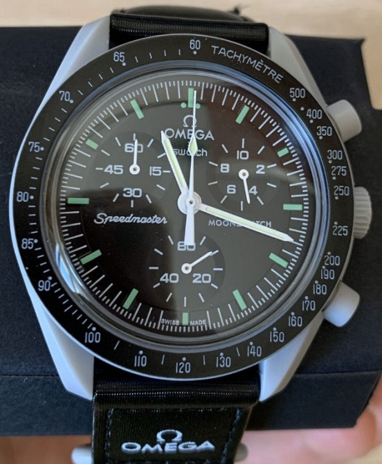 Біомінеральний годинник Swatch x Omega Moonswatch Київ - фото 4