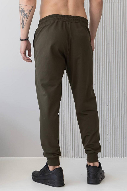 Штани джогери чоловічі TotalFit EM1 L, Хакі Київ - фото 3